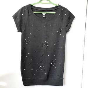 DYNAMITE beaded shirt dress